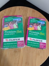 Lot Of 8 Packs Of 20 Glossy Sheets Fujifilm Premium Plus Photo Paper  4 X 6”  picture