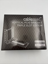 CableMod Vertical PCI-e Bracket PCI-e 4.0 Edition (Black, 2x DisplayPort) New picture