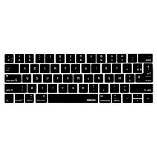 XSKN French AZERTY Silicone Keyboard Cover for Touch Bar Macbook Pro 13.3/15.4 picture