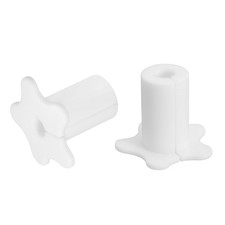 2 Pack Wall Cable Grommet for 5/8 Inch Wall Hole (White) picture