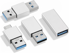 USB to USB Adapter 4 Kinds of USB 3.0 Adapters Kit Sliver picture