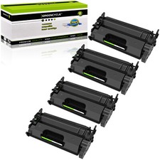 4PK CF226A 26A Black Toner Cartridges for HP Laserjet Pro MFP M426 M426dw Print picture