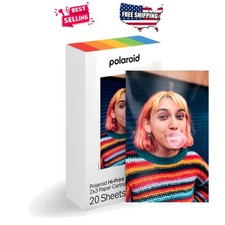 2x3 Photo Paper 20 Sheets Cartridge Glossy Sticky-Back Compatible With Hi-Print picture