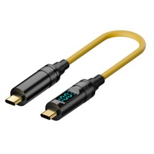 Cablecy Smart LED Display USB-C USB4 Cable 20Gbps 100W 8K for Laptop Disk Phone picture