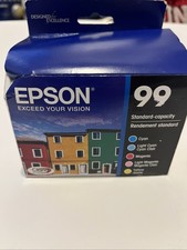 Epson 99 Claria Hi-Definition 5-Color Ink Cartridges - Multicolor (T099920) Exp picture