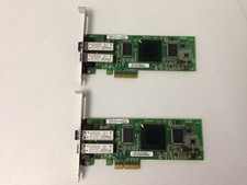 Lot Of 2 QLogic QLE2462-E 4Gb Dual Port Fibre Channel PCIe  picture