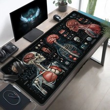 Xxl Super Big Large Gaming Mouse Pad | Polyester Desktop Pad With Human Anatom picture