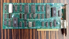 Commodore PC-10 Monochrome Card 380003-01 REV.D ISA Graphics Card HD68B45SP picture