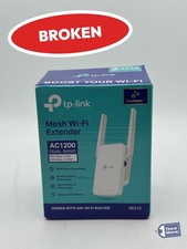 (BROKEN) Lot of 5 - TP-Link RE315 AC1200 WiFi Extender 1.2Gbps Dual Band White picture