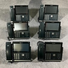 Lot Of 6 Yealink SIP-T48S Ultra-Elegant Gigabit IP Phone Touchscreen VoIP #99 picture