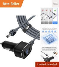 Mini 3-in-1 Car Power Adapter - USB Type A/C with LED Display & 18AWG Cable picture