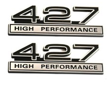 2pcs 427 Liter 7.0 Engine High Performance Badge 3D Decals Stickers Cars Truc... picture