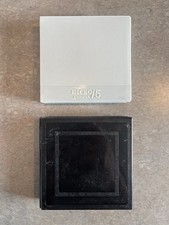 Diskette Cases (x2) - 3.5-Inch Floppy - Black and Gray - Vintage picture