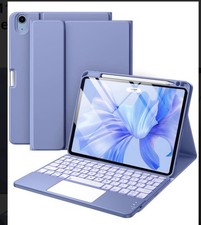 Harvopu iPad Air 11 Case with Keyboard Trackpad Backlit for Air 4/5 M2 M3 picture