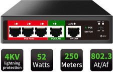 5 Port Poe+ Switch | Easy Smart Managed Ethernet Switch | Support picture