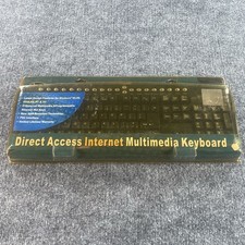 Vintage 2003 IConcepts Direct Access Internet Multimedia Keyboard New picture
