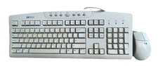 Vintage HP Hewlett Packard 5129 Keyboard & Mouse Wired Computer Set Tested picture