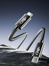 USB C Cable PD 240W Type-C Charger Cord (6.6FT/2 Pack), C to C Fast Charging USK picture