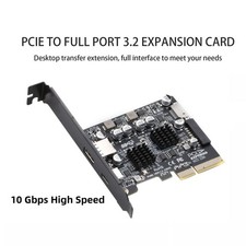 PCIe to USB 3.2 Gen2 10Gbps Expansion Card With Interface Type A/C/E 19Pin/20Pin picture