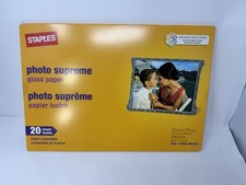 Staples Photo Supreme Double-Sided Matte Paper 13x19 Inkjet Printer 18/20 Sheets picture