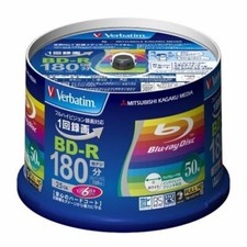 Mitsubishi Blank Media Verbatim BD-R 25GB 50 sheets 6X Speed 180 min VBR130RP50V picture