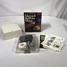 Vintage Microsoft Ballpoint Mouse 1.0 1990 Complete, in Open Box picture