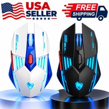 Tri Mode Gaming Mouse RGB 12800 DPI 1000Hz Wired USB 2.4G Bluetooth Macro White  picture