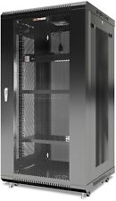 Server Rack 22U Wall Mount Cabinet Locking Networking Data Enclosure VENTED Door picture