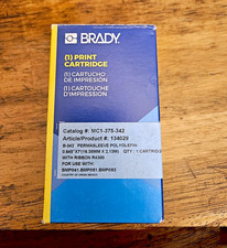 Brady MC1-375-342 B-342 Thermal Print Cartridge, Black, for BMP41/51/53 picture