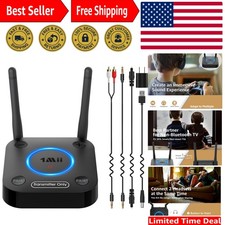 Upgrade Your TV Audio: Bluetooth 5.3 Transmitter for 2 Headphones, Low Latency picture