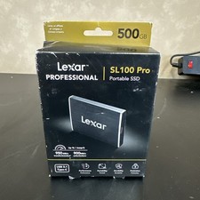 Lexar Professional SL100 Pro 500GB Portable SSD with USB-C Port LSL100P500RBNA picture