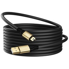 Mygatti Mini USB Cable 25FT, Extra Long Type 2.0 A Male to B Black picture
