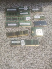 computer RAM, specifically DDR2 SDRAM modules for laptops picture