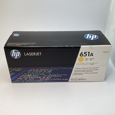 HP 651A CE342A Yellow LaserJet Toner Cartridge for MFP M775 Sealed Exp 03/2024 picture