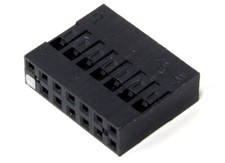 14-Pin 13-Way 2x7 Dual Row Crimp Housing Connector Socket Female Dupont Female picture