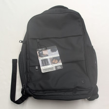 Primo Weekender 35L Laptop Backpack Black Fits Up to 18in Padded Trolley picture