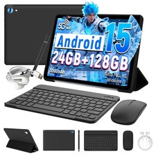 10.1 inch Android Tablet 24GB+128GB IPS Touchscreen Octa-core Processor Wi-Fi 6 picture