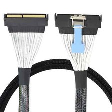 SFF-TA-1016 MCIO 16X 124Pin Male to Male Cable | PCIe Gen5 | For Servers/GPUs picture