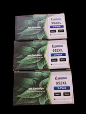 HIRMOD 952XL Ink Cartridge 2 Pack BLACK High Yield Premium Ink Replacement Lot 3 picture