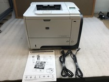 HP Laserjet P3015 Monochrome Workgroup Laser Printer 43K Pg Ct w/ Toner & Cables picture