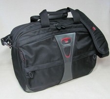 TUMI TECH LAPTOP MESSENGER BAG 5541D, DOUBLE COMPARTMENT AND EXPANDABLE BLACK picture