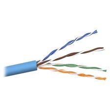 Belkin CAT6 1000ft Bulk Ethernet Stranded PVC 4PR 24 AWG Cable A7J704-1000-BLU picture