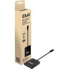 Club 3D USB3.2 Gen2 Type-C(DP Alt-Mode) to DisplayPort Dual Monit CSV1555 picture