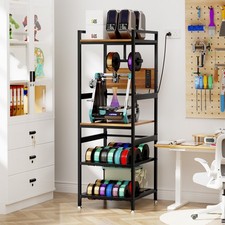 3D Printer Stand w/Filament Storage Built-in Power Panel Printer Workstation picture