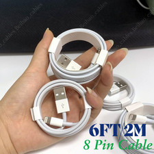 3Pcs USB Fast Charger Cable For iPhone14 13 12 11 8 7 6 Plus XR XS Charging Cord picture