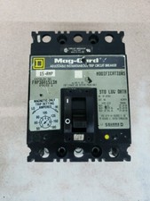 Square D FAP3601513M Series 2 15Amp Circuit Breaker damaged label picture