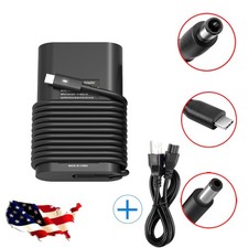 65W 45W USB-C Round Laptop Computer Charger AC Adapter Power Supply For Dell picture