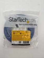 StarTech CAT6 Ethernet LAN Network Patch Cable Blue 25FT-650MHz 100W N6PATCH25BL picture