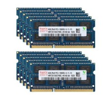 Lot Hynix 10pcs 4GB 2RX8 DDR3 1333MHz PC3-10600S 204PIN SODIMM Laptop Memory RAM picture