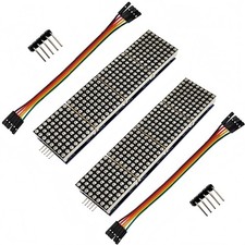 2PCS MAX7219 32x8 Dot Matrix LED Display Module 4 in 1 Common Cathode MCU Con... picture